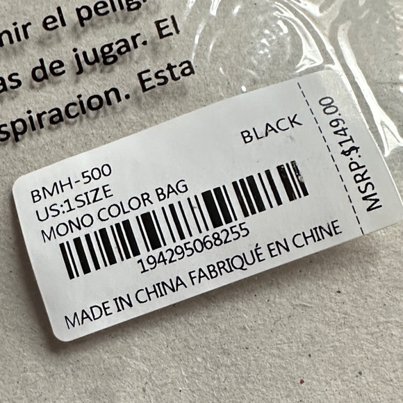 Badgley Mischka Vegan Leather Slouchy Bucket Crossbody Shoulder Bag NWT $149 - Picture 3 of 10